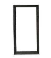 Kyro Miroir rectangulaire en bois d'acacia noir grand