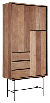 Armoire Metropole haute, 3 portes, 3 tiroirs