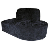 Bank Lujo Antraciet Fiore Stof Rechter Ottoman - PTMD