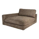 Nilla sofa chaise longue arm Left SiC Ant5 Brown