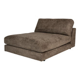 Nilla sofa chaise longue no arm SiC Ant5 Brown