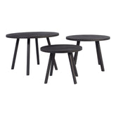 Ohara Black veneer coffee table with metal frame SV3