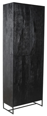 Onyx Cabinet negro 4 puertas