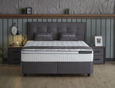 Storage box spring Fashion bed Anthracite 140x200
