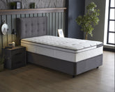 Storage box spring Fashion bed Anthracite 90x200 - Single