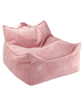 Rosa Mousse Silla de frijoles