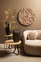 Wandpaneel Rafet Grey Cement Rond 80 cm PTMD