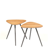 PTMD Rupert Naturel recycled teak wood coffee table SV2