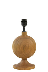 Lamp base Ø18x38 cm TOMASSO wood matte brown