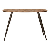 Tyano Natural recycled teak wood side table