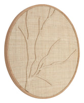 Wandpaneel Jungle Natural Palm Rond 85 cm Must Living