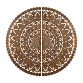 Willian Brown MDF round wallpanel in 2 halfs