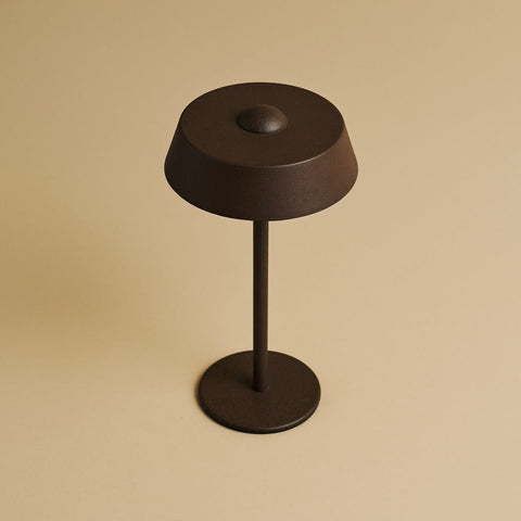 Luca Mocha Brown - USB -oplaadbare lamp L Minimalistisch, speels en dimpelbaar