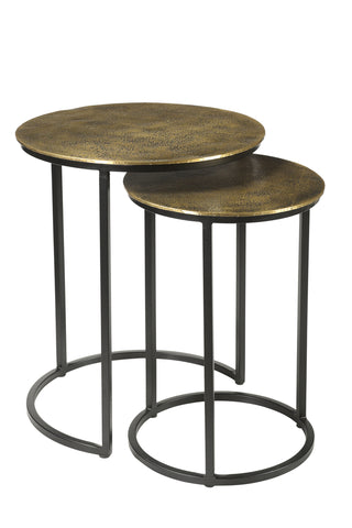 Conjunto de 2 piezas de hierro fundido Beau Gold.
