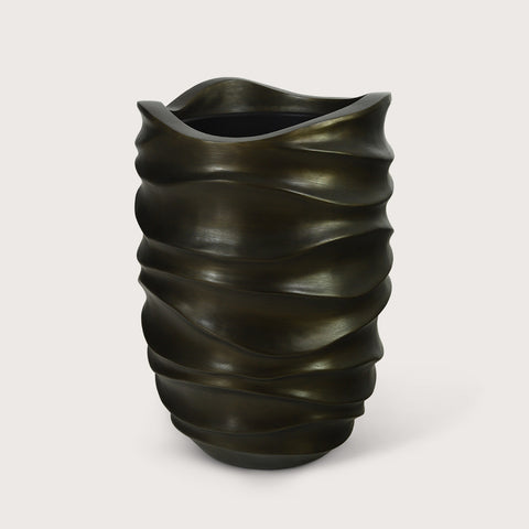 Vaas Wefy L koper D60 H88 translates to "Vase Wefy L copper D60 H88"