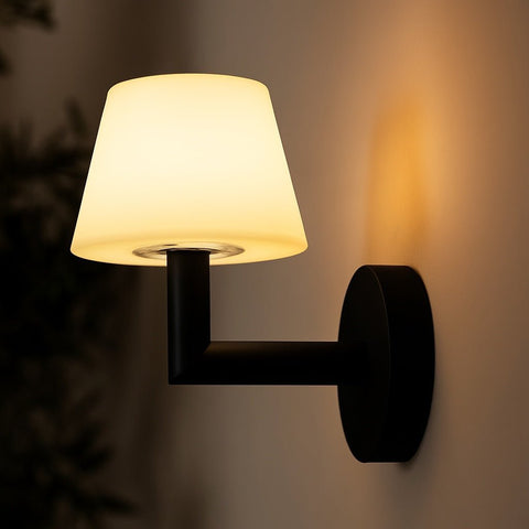 Ted Black Wandlamp - Draadloos Oplaadbaar & Dimbaar met 3 Lichtmodi