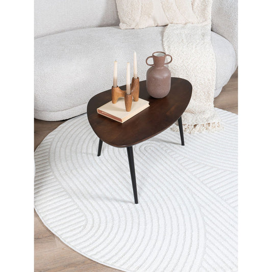 Vloerkleed Ella Cream Rond ø240 cm