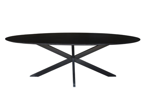 Oslo Preto Oval 240 cm
