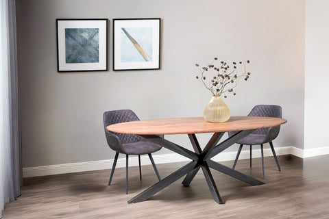 Oslo Oval Acasia 180cm