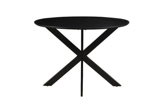 Oslo Round Black 120 cm