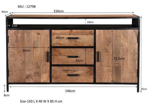 Robusto Abierto 150 cm