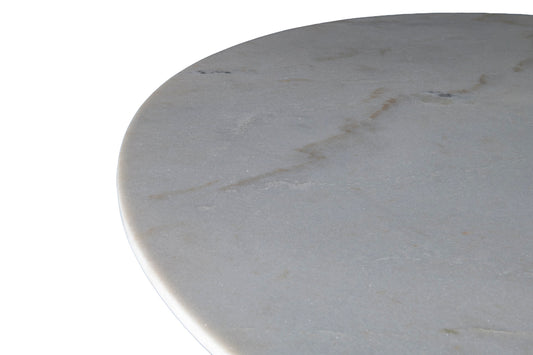 Mármol Oval Araña Blanco 180cm