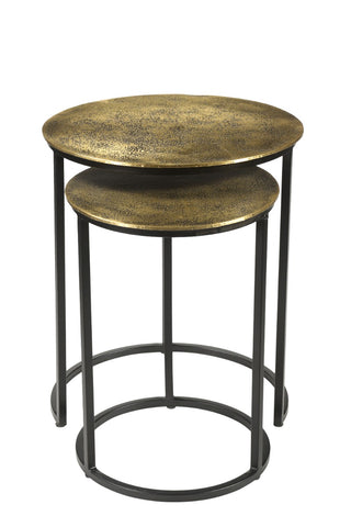 Conjunto de 2 piezas de hierro fundido Beau Gold.