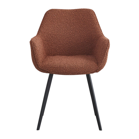 Luca Boucle Leaf Brown (set of 2)