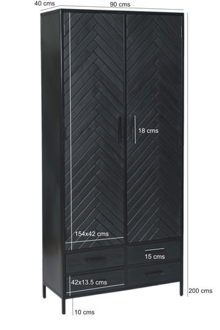 York 2 drawer 90cm