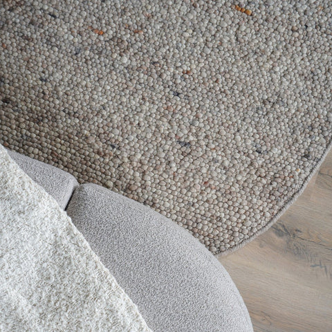Vloerkleed Stone Donker Beige 417 – Organisch 200 x 280 cm