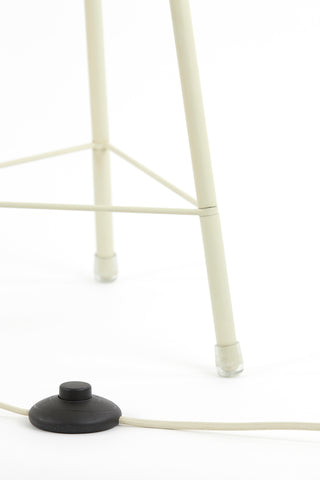 Vloerlamp Driepoot Ø42x132 cm Plumeria Zand Light & Living