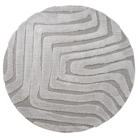 Vloerkleed Lima Beige Rond ø160 cm