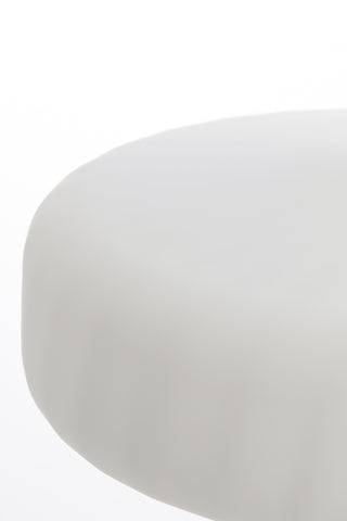 Tafellamp Pleat Mat Wit Goud Ø40x53 cm Light & Living
