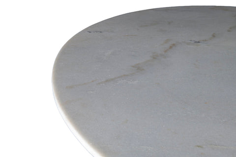 Mármol Oval Araña Blanco 180cm