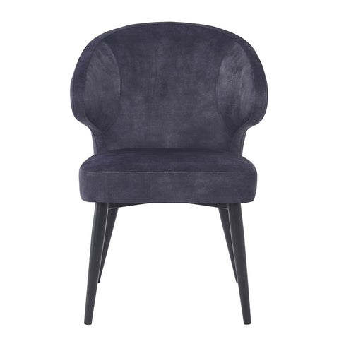Donna Anthracite Velvet (set of 2)