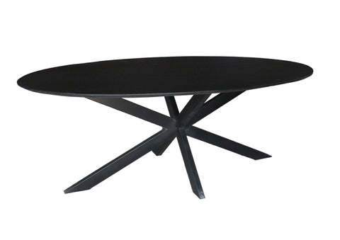Oslo Preto Oval 210 cm