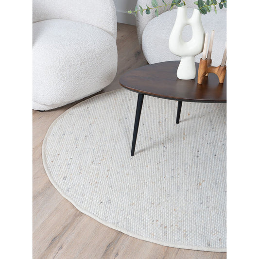 Vloerkleed Scott Beige Rond ø160 cm