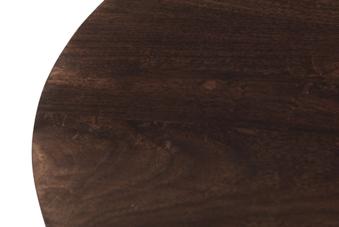 Eettafel Salvator Walnut Rond 130 cm Livingfurn