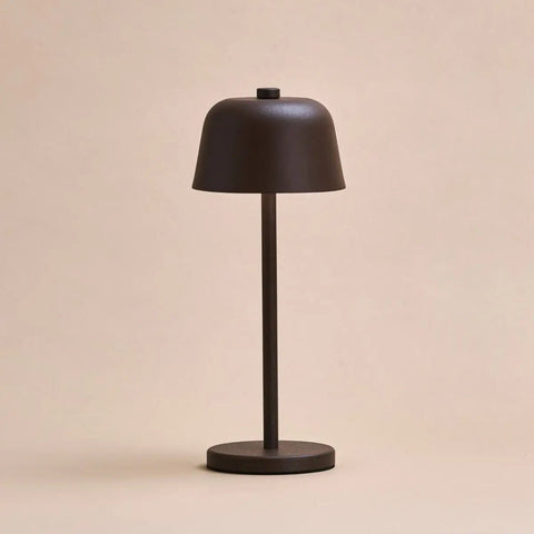 Anton Mokka Bruin Oplaadbare Tafellamp | Strakke en draadloze verlichting
