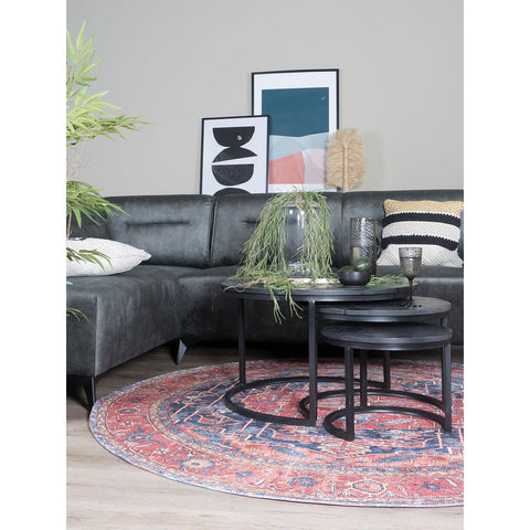 Vloerkleed Heris Red 01 Rond ø200 cm