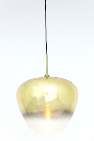 Ceiling lamp Mayson - Glass Gold - Ø40cm