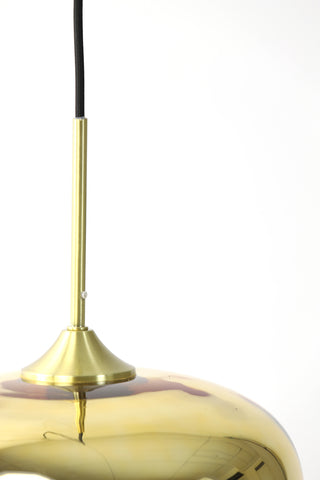 Ceiling lamp Mayson - Glass Gold - Ø40cm