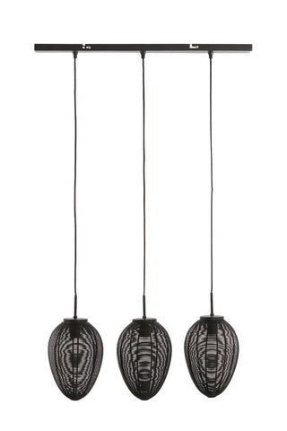 Ceiling lamp Yaelle - Black - 80x20x33cm - 3L