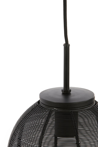 Ceiling lamp Yaelle - Black - 80x20x33cm - 3L