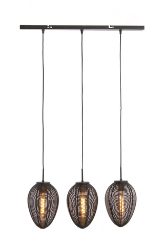 Ceiling lamp Yaelle - Black - 80x20x33cm - 3L