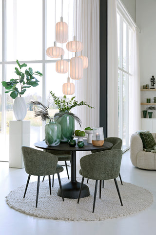 Hanglamp 7L Ø53x34 cm TUFIA linnen crème Light & Living