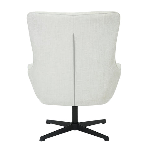 Fauteuil Naomi Pearl Draaibaar Wit Livingfurn
