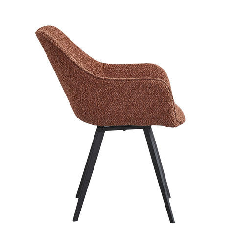 Luca Boucle Leaf Brown (set of 2)