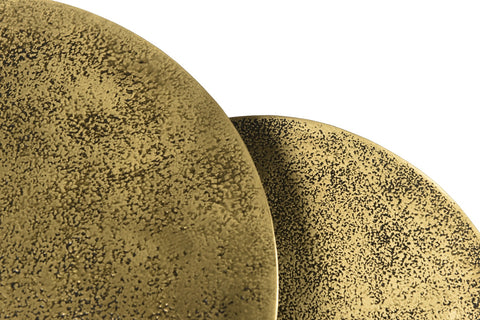 Conjunto de 2 piezas de hierro fundido Beau Gold.