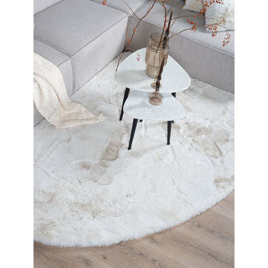 Vloerkleed Morbido Ivory 2810 - Kiezelvormig 160 x 230 cm